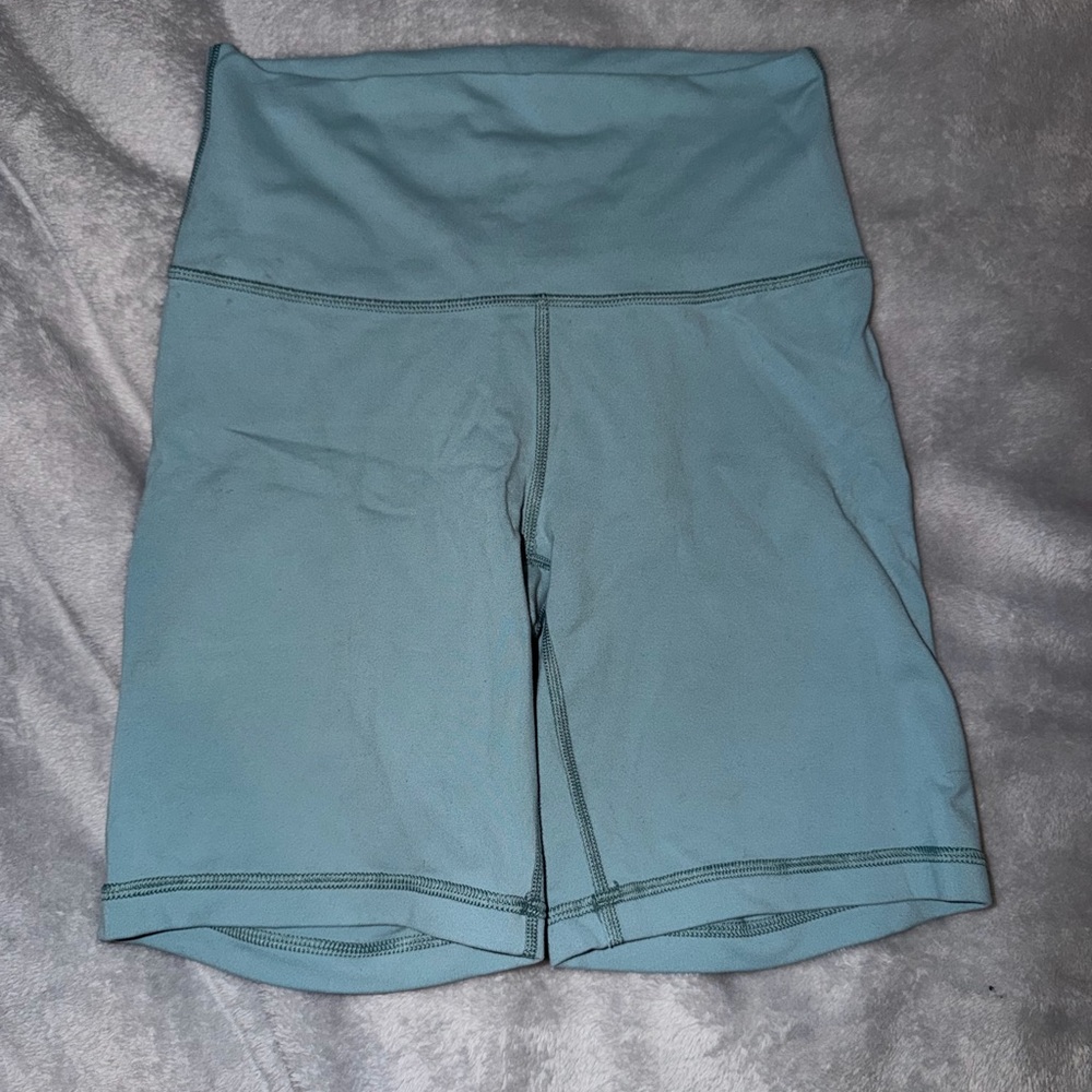 TNA Women's Blue High-Waisted Shorts